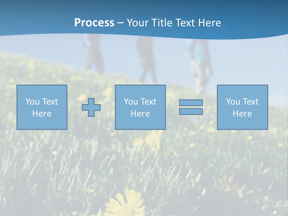 Shopping Cart Moving Through Market PowerPoint Template