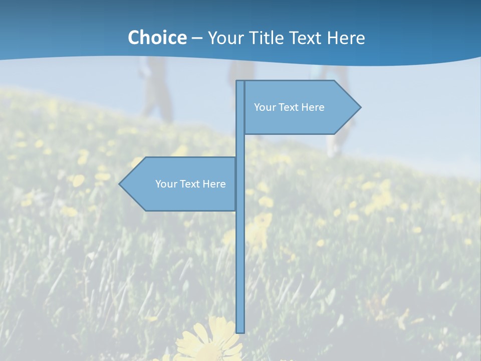 Shopping Cart Moving Through Market PowerPoint Template
