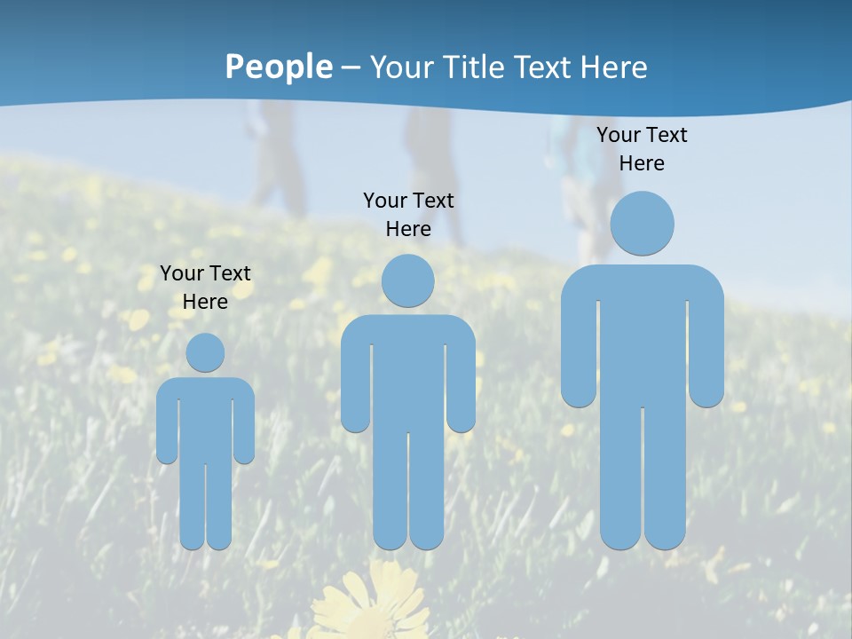 Shopping Cart Moving Through Market PowerPoint Template