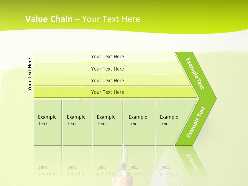 Painting A Wall With A Roll PowerPoint Template