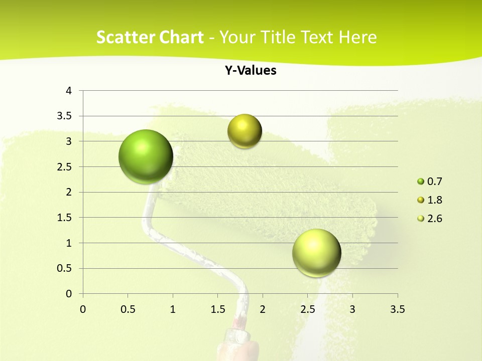 Painting A Wall With A Roll PowerPoint Template