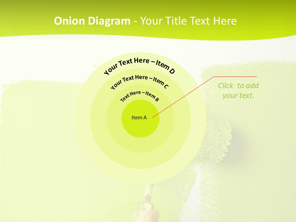 Painting A Wall With A Roll PowerPoint Template