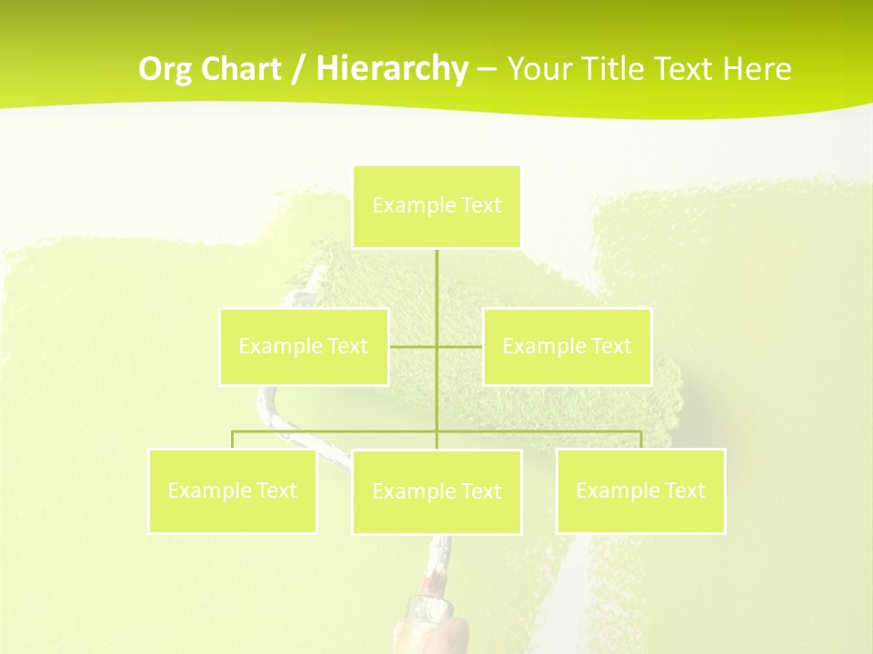 Painting A Wall With A Roll PowerPoint Template