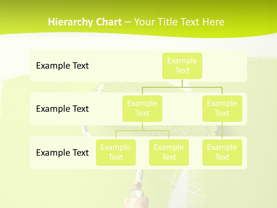Painting A Wall With A Roll PowerPoint Template