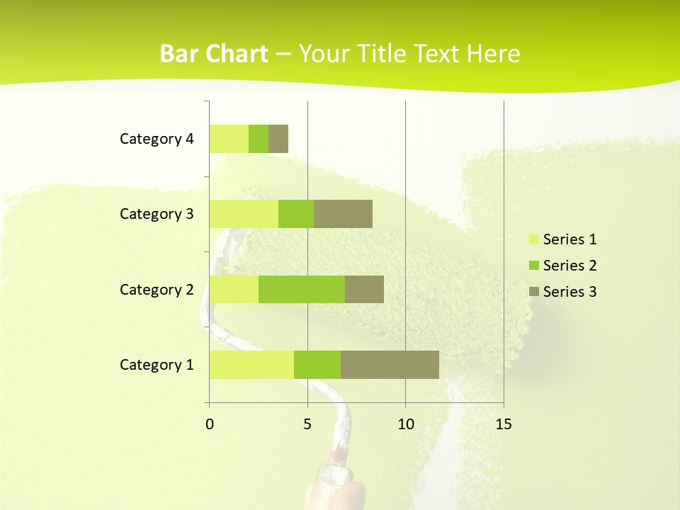 Painting A Wall With A Roll PowerPoint Template