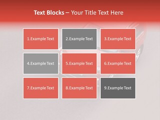 A Red Car Is Driving Down The Road PowerPoint Template