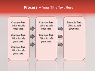 A Red Car Is Driving Down The Road PowerPoint Template