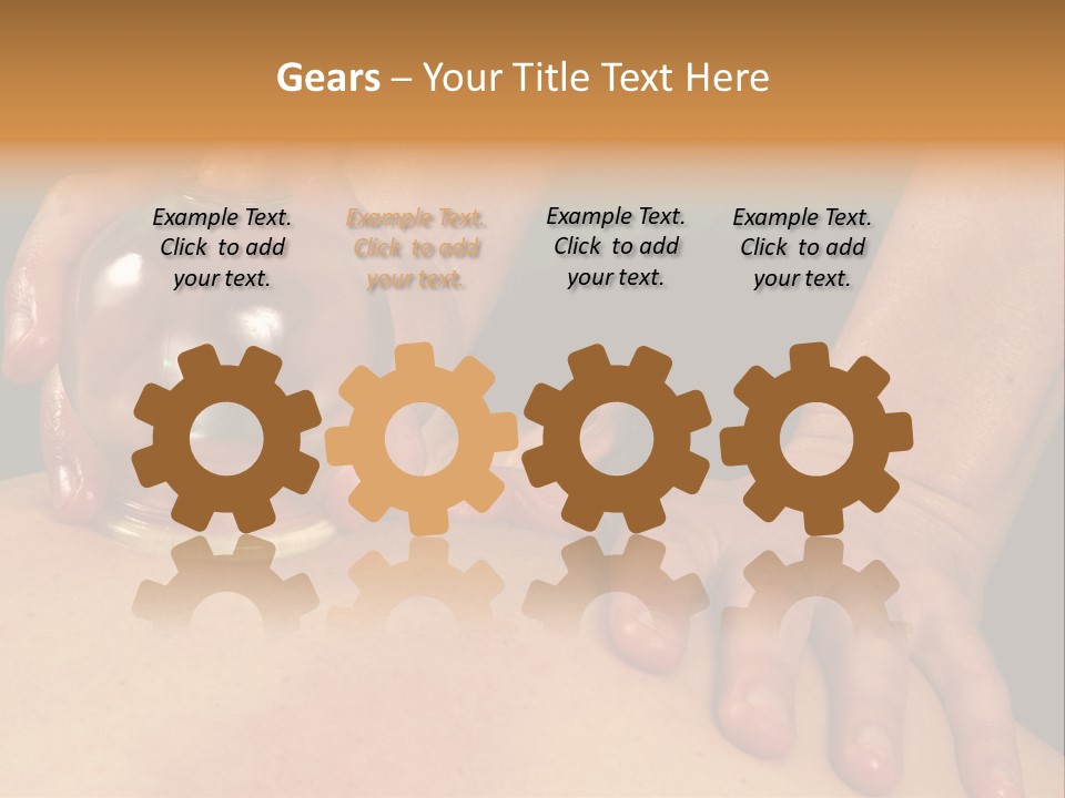 Cupping Gua-Sha At Spa Mind And Body Boutique Relaxing And Detoxification Treatment PowerPoint Template