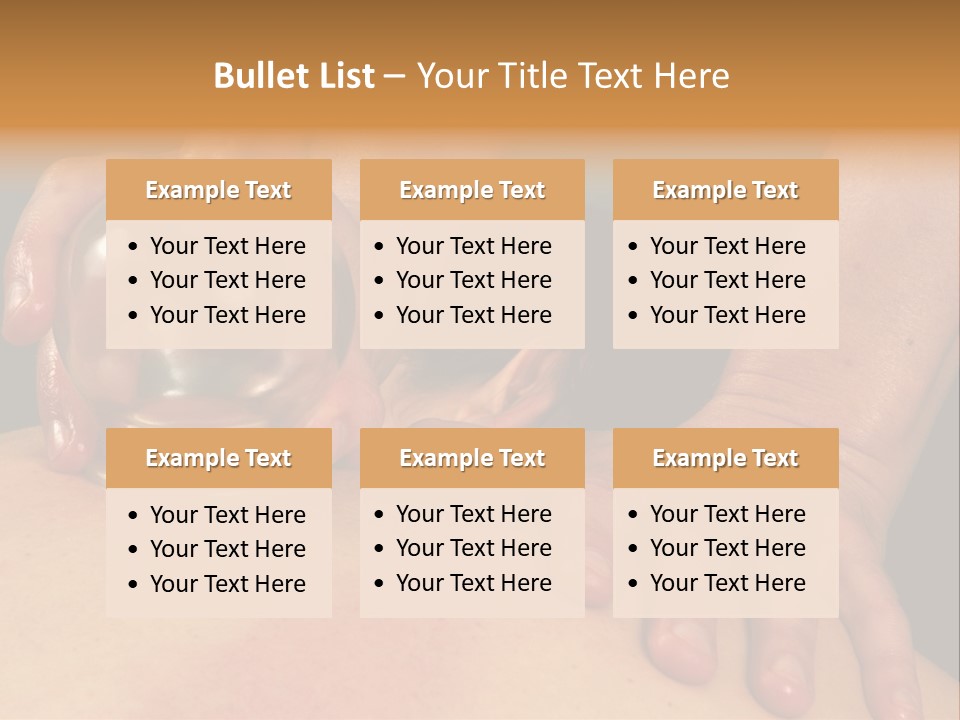 Cupping Gua-Sha At Spa Mind And Body Boutique Relaxing And Detoxification Treatment PowerPoint Template