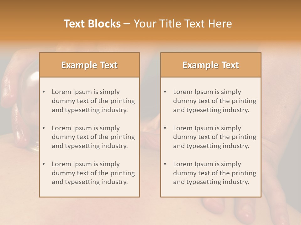Cupping Gua-Sha At Spa Mind And Body Boutique Relaxing And Detoxification Treatment PowerPoint Template