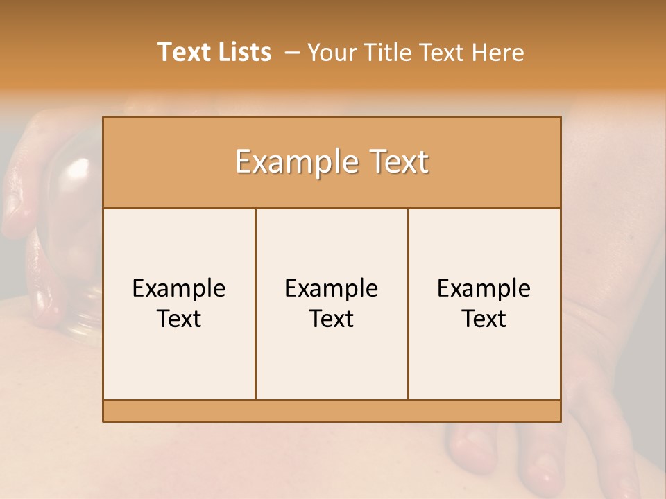Cupping Gua-Sha At Spa Mind And Body Boutique Relaxing And Detoxification Treatment PowerPoint Template