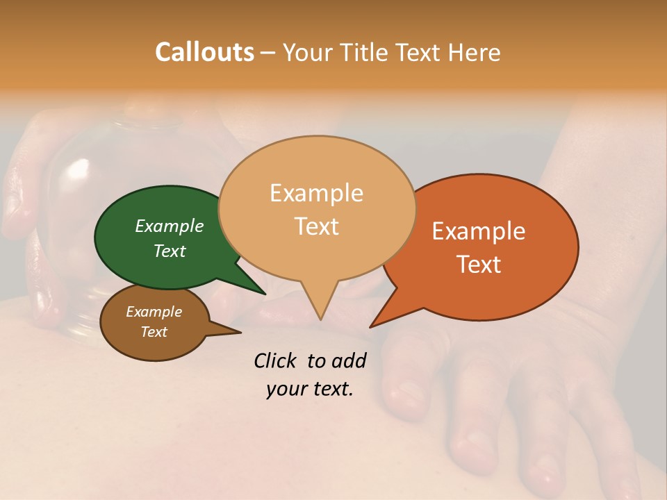 Cupping Gua-Sha At Spa Mind And Body Boutique Relaxing And Detoxification Treatment PowerPoint Template