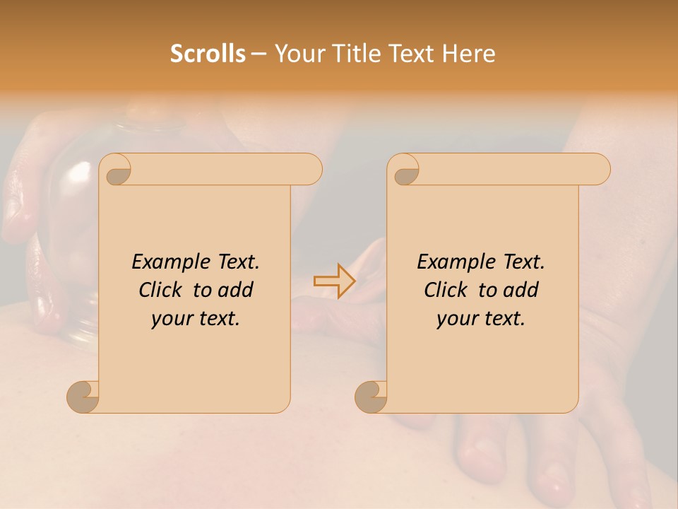Cupping Gua-Sha At Spa Mind And Body Boutique Relaxing And Detoxification Treatment PowerPoint Template