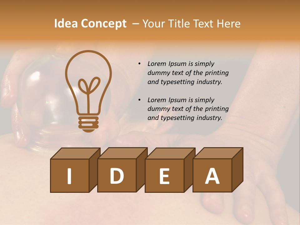 Cupping Gua-Sha At Spa Mind And Body Boutique Relaxing And Detoxification Treatment PowerPoint Template