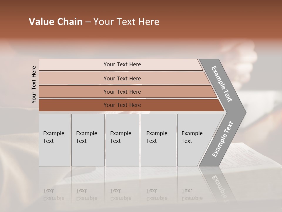 A Couple Prays Together At A Table As Their Hands Rest Upon Their Holy Bibles (Shallow Focus). PowerPoint Template