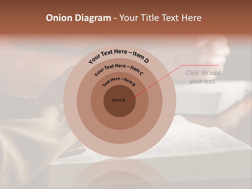 A Couple Prays Together At A Table As Their Hands Rest Upon Their Holy Bibles (Shallow Focus). PowerPoint Template