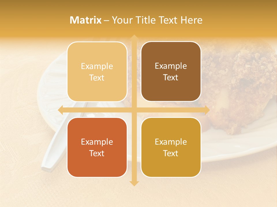 Delicious Apple Crisp Dessert Ready To Eat PowerPoint Template