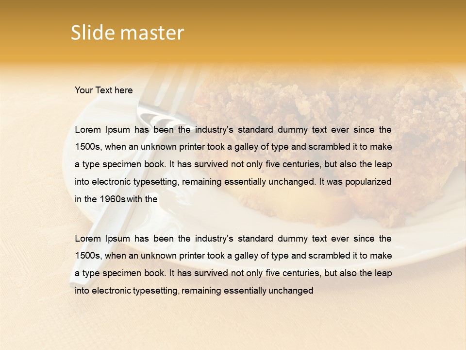 Delicious Apple Crisp Dessert Ready To Eat PowerPoint Template