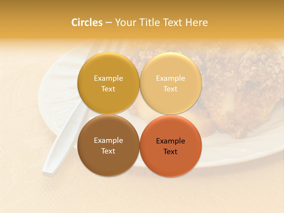 Delicious Apple Crisp Dessert Ready To Eat PowerPoint Template