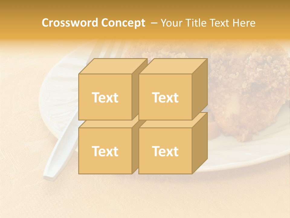 Delicious Apple Crisp Dessert Ready To Eat PowerPoint Template