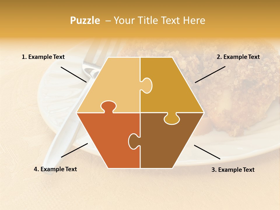 Delicious Apple Crisp Dessert Ready To Eat PowerPoint Template