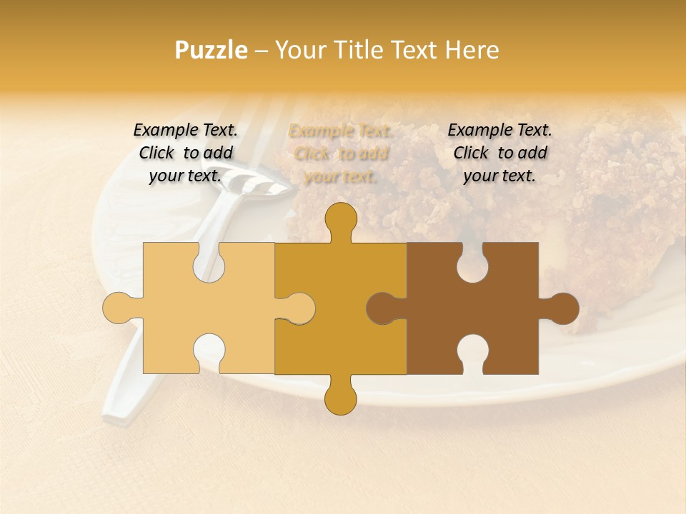 Delicious Apple Crisp Dessert Ready To Eat PowerPoint Template