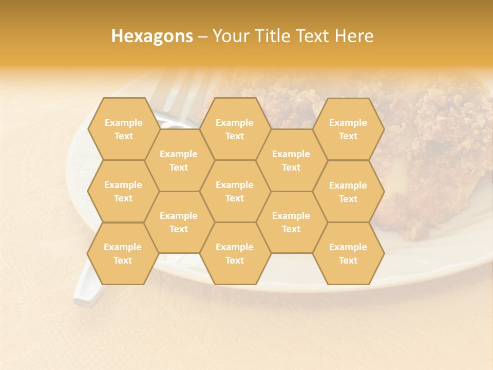 Delicious Apple Crisp Dessert Ready To Eat PowerPoint Template