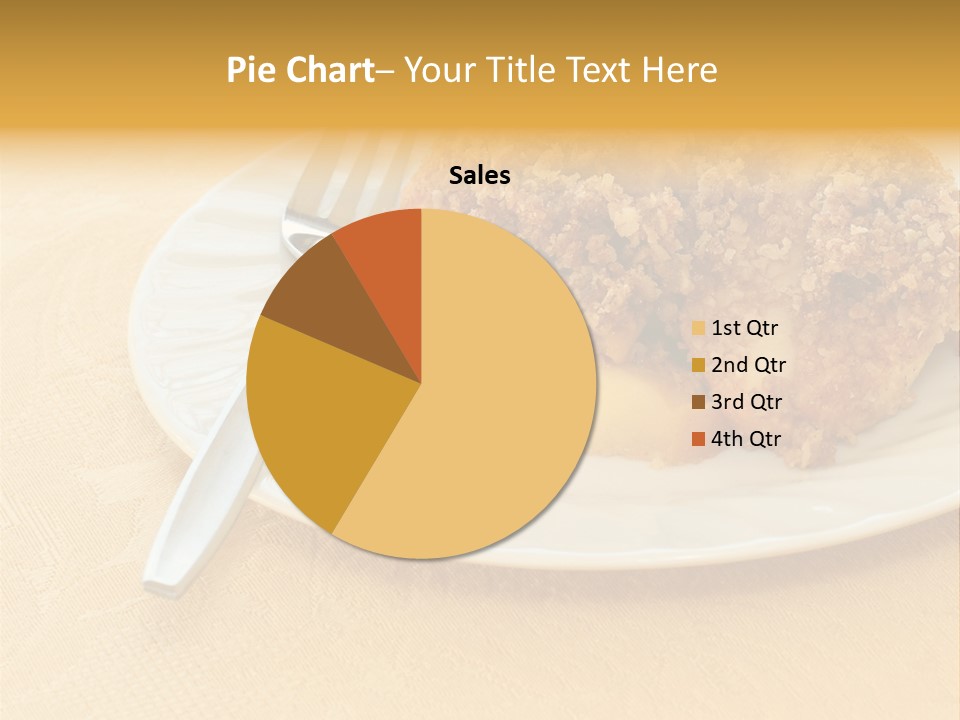 Delicious Apple Crisp Dessert Ready To Eat PowerPoint Template