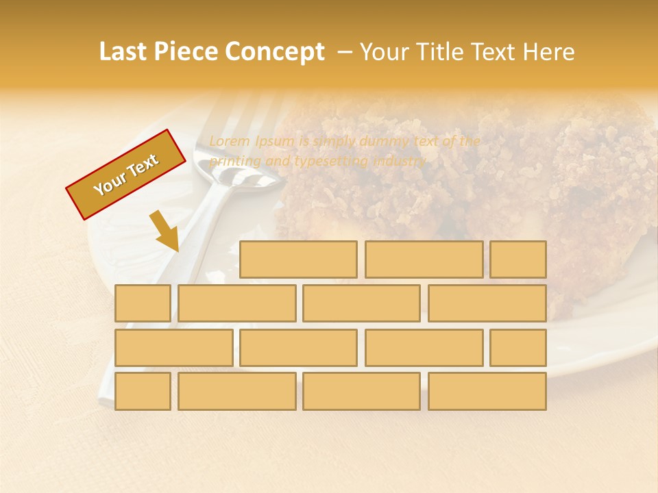 Delicious Apple Crisp Dessert Ready To Eat PowerPoint Template