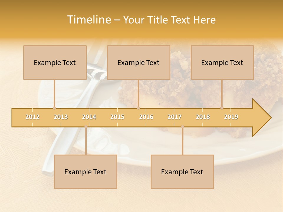Delicious Apple Crisp Dessert Ready To Eat PowerPoint Template