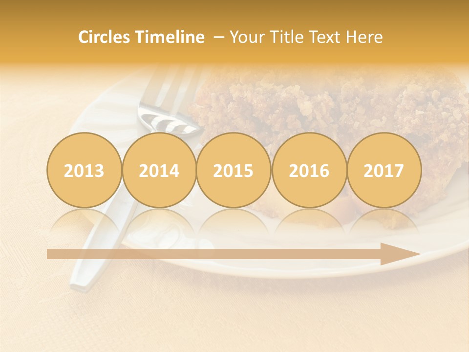 Delicious Apple Crisp Dessert Ready To Eat PowerPoint Template