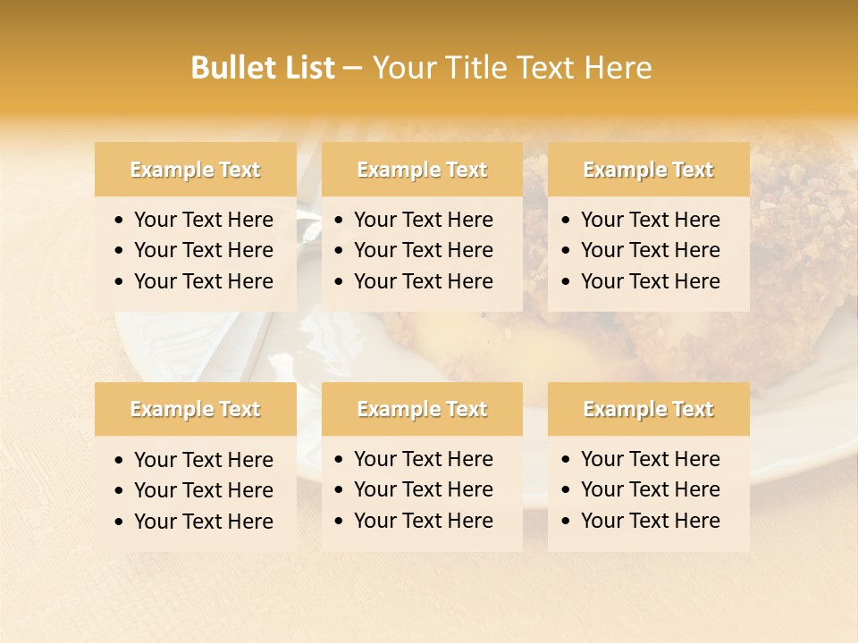 Delicious Apple Crisp Dessert Ready To Eat PowerPoint Template