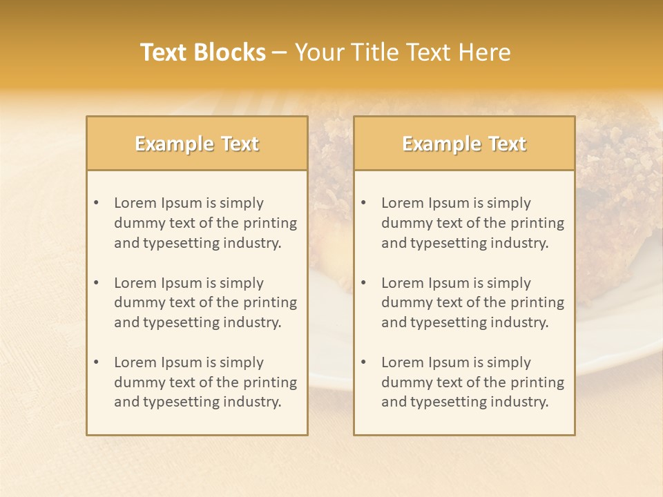 Delicious Apple Crisp Dessert Ready To Eat PowerPoint Template