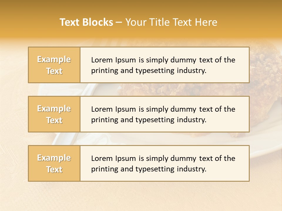 Delicious Apple Crisp Dessert Ready To Eat PowerPoint Template