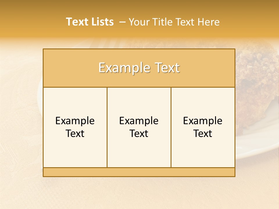 Delicious Apple Crisp Dessert Ready To Eat PowerPoint Template