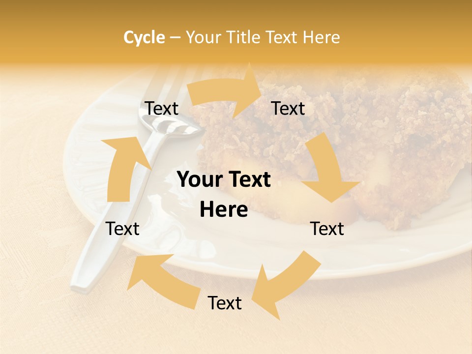 Delicious Apple Crisp Dessert Ready To Eat PowerPoint Template