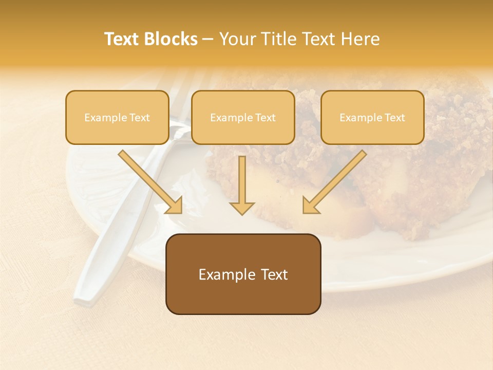 Delicious Apple Crisp Dessert Ready To Eat PowerPoint Template