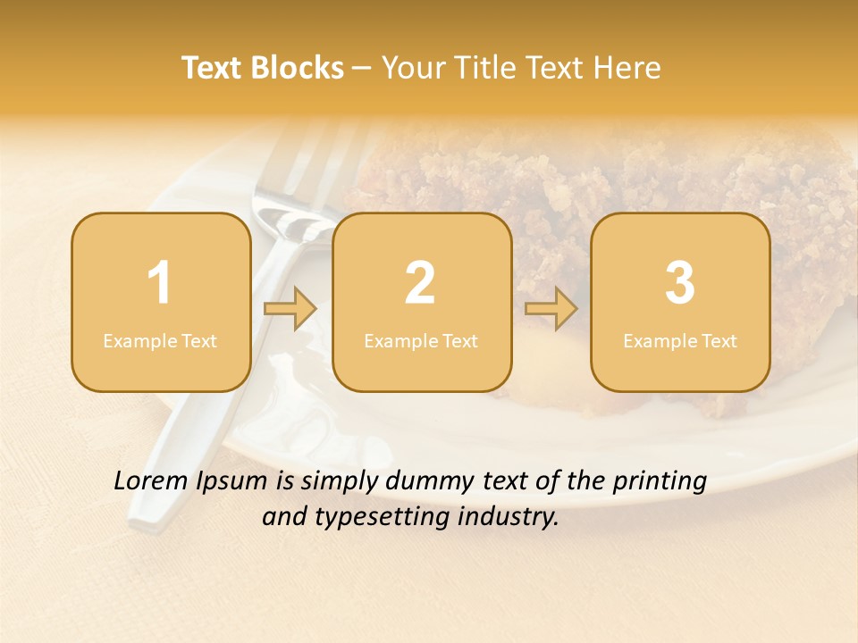 Delicious Apple Crisp Dessert Ready To Eat PowerPoint Template