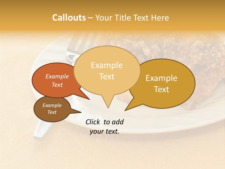 Delicious Apple Crisp Dessert Ready To Eat PowerPoint Template