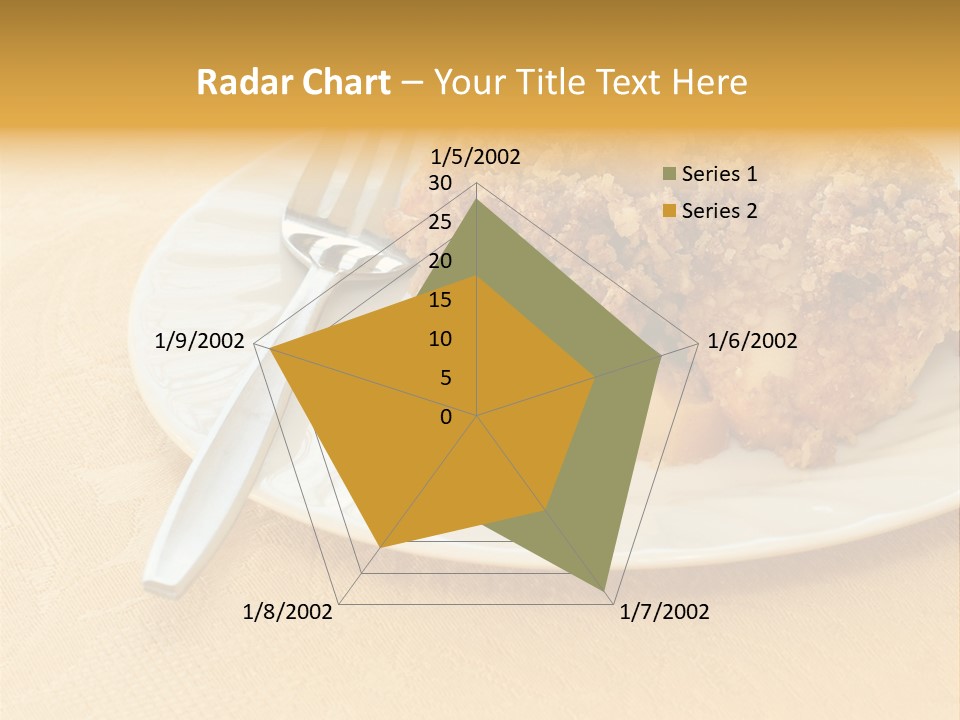 Delicious Apple Crisp Dessert Ready To Eat PowerPoint Template