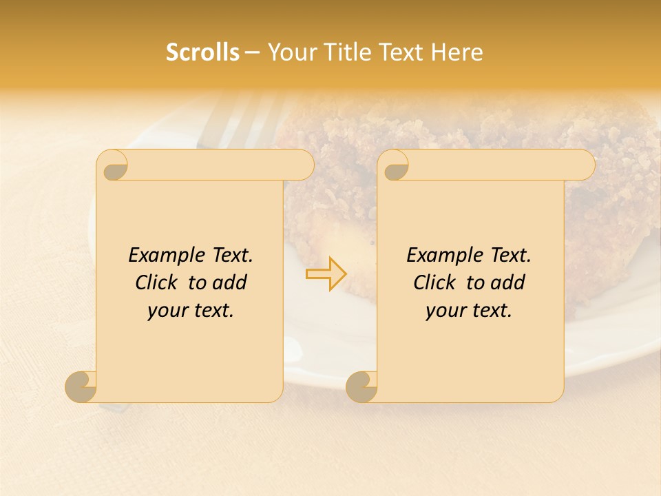 Delicious Apple Crisp Dessert Ready To Eat PowerPoint Template