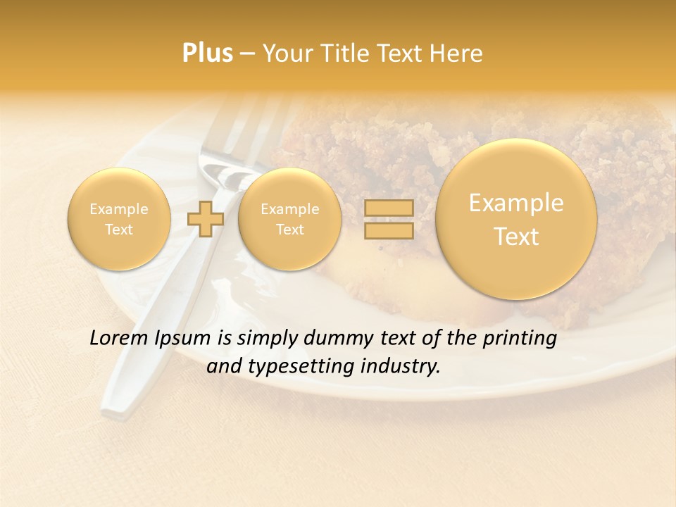 Delicious Apple Crisp Dessert Ready To Eat PowerPoint Template