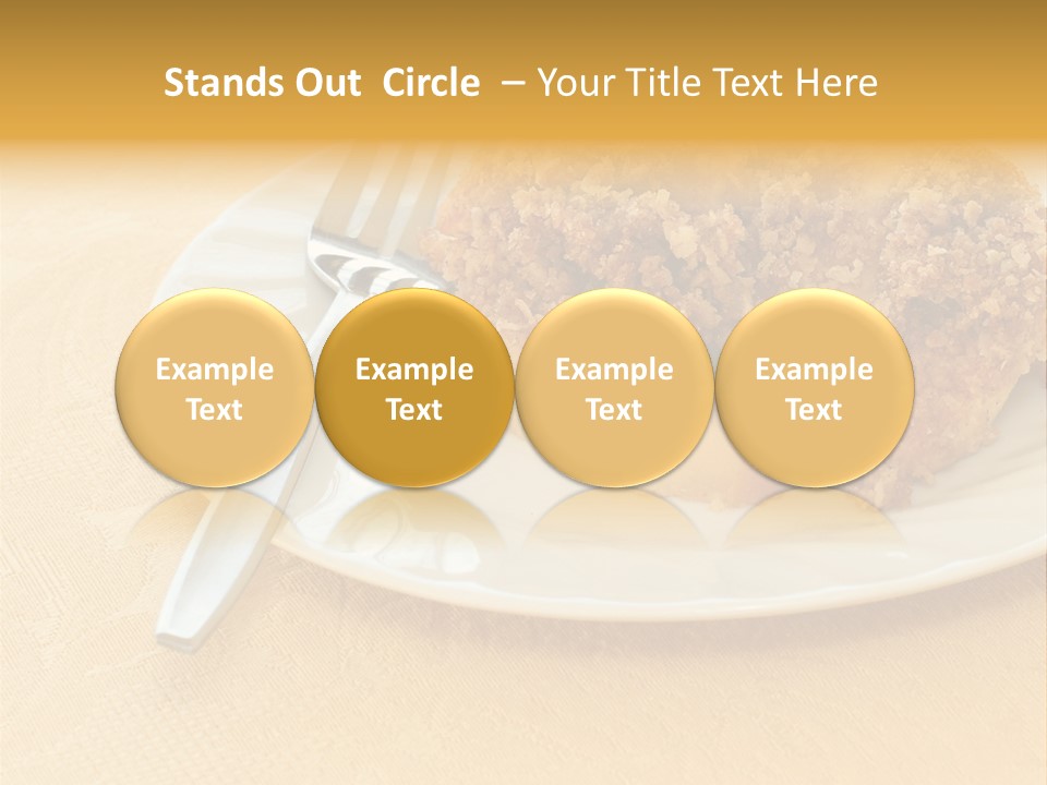Delicious Apple Crisp Dessert Ready To Eat PowerPoint Template
