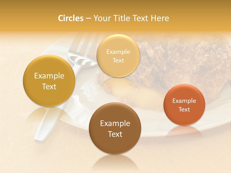 Delicious Apple Crisp Dessert Ready To Eat PowerPoint Template