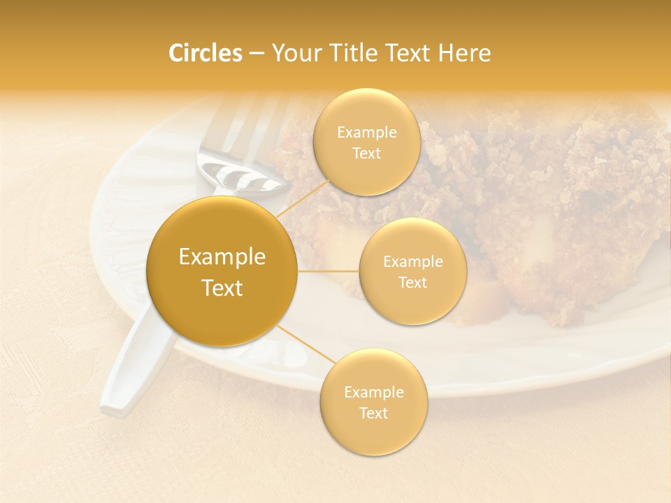Delicious Apple Crisp Dessert Ready To Eat PowerPoint Template