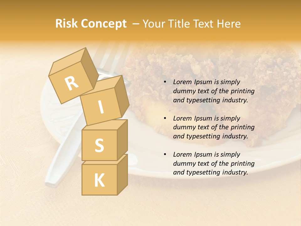 Delicious Apple Crisp Dessert Ready To Eat PowerPoint Template