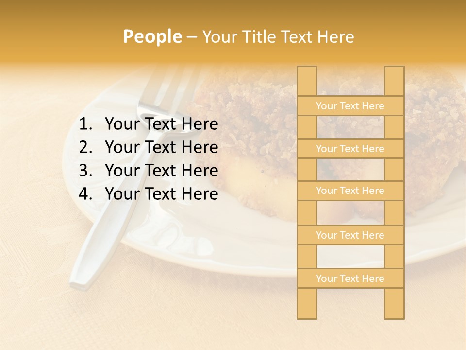 Delicious Apple Crisp Dessert Ready To Eat PowerPoint Template