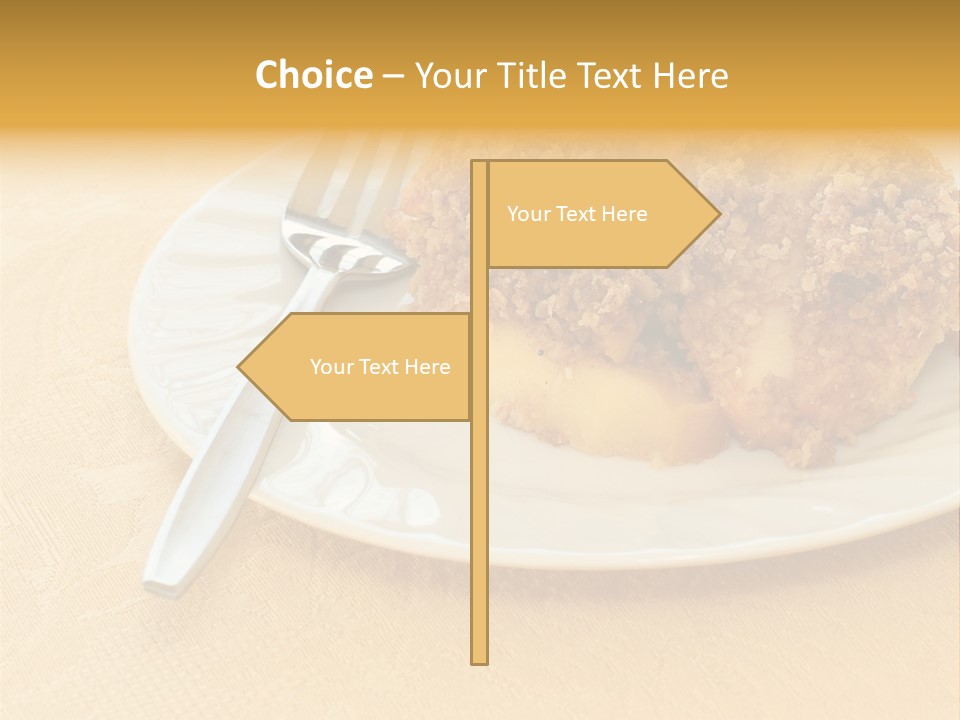 Delicious Apple Crisp Dessert Ready To Eat PowerPoint Template