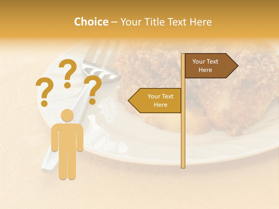 Delicious Apple Crisp Dessert Ready To Eat PowerPoint Template