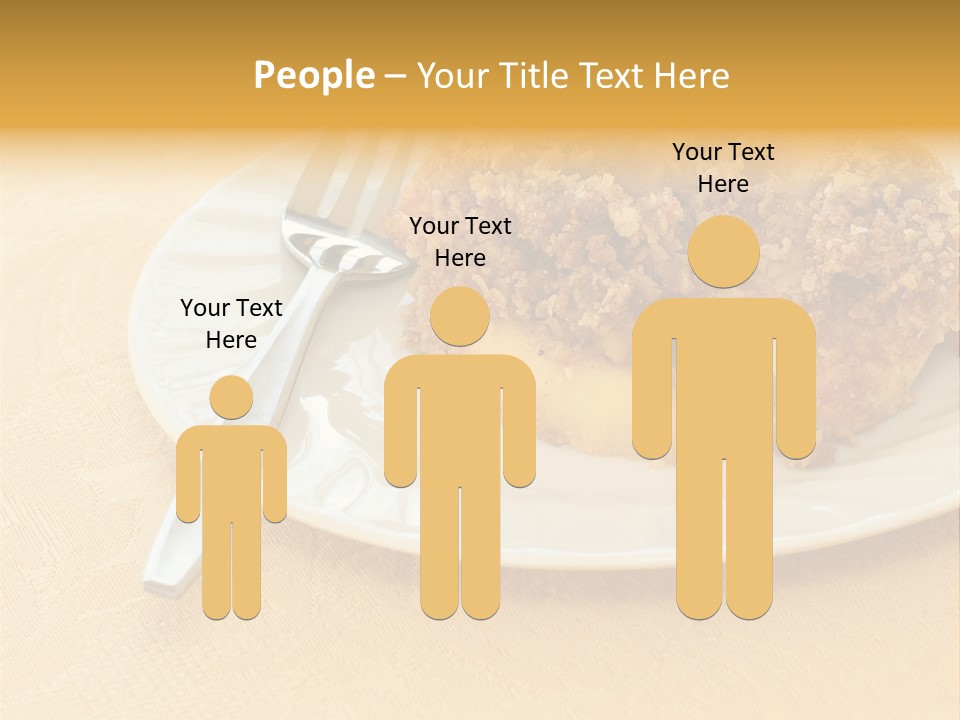 Delicious Apple Crisp Dessert Ready To Eat PowerPoint Template